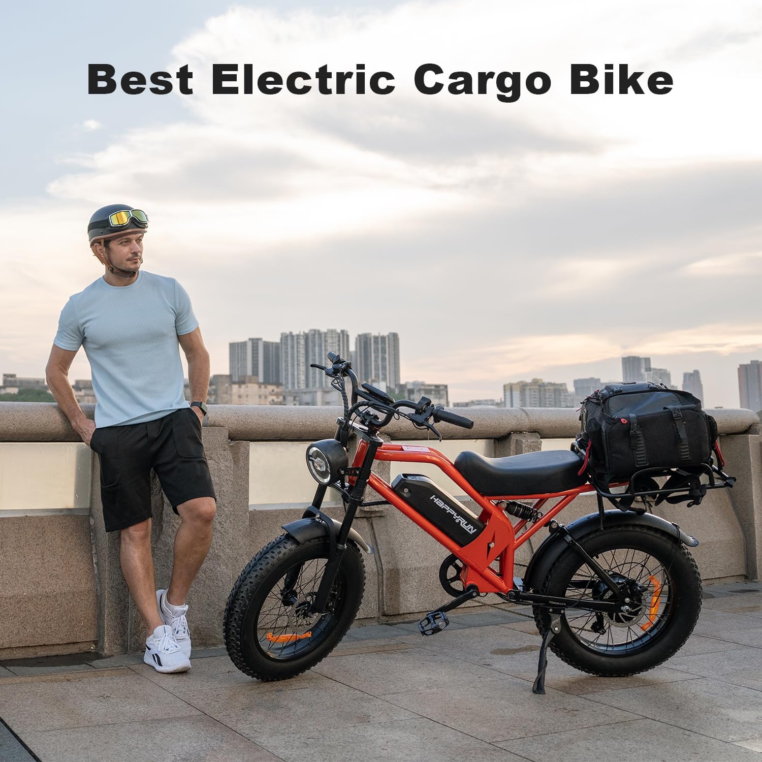 48V 17.5AH Electric Commuter Bike - 750W Motor, Dual Shock Absorbers