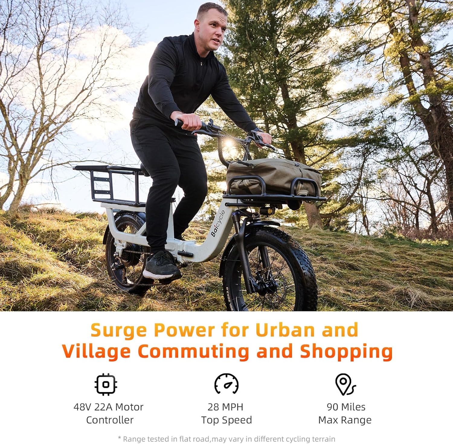 20" Fat Tire Folding E-Bike - Mountain Style