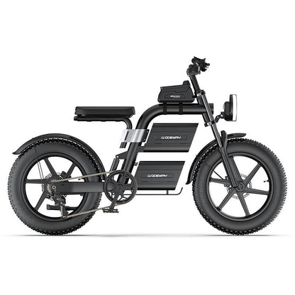 2000W 60V Fat Tire Electric Bike - Dual Battery, 20" Off-Road