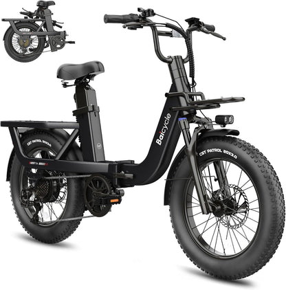 20" Fat Tire Folding E-Bike - Mountain Style