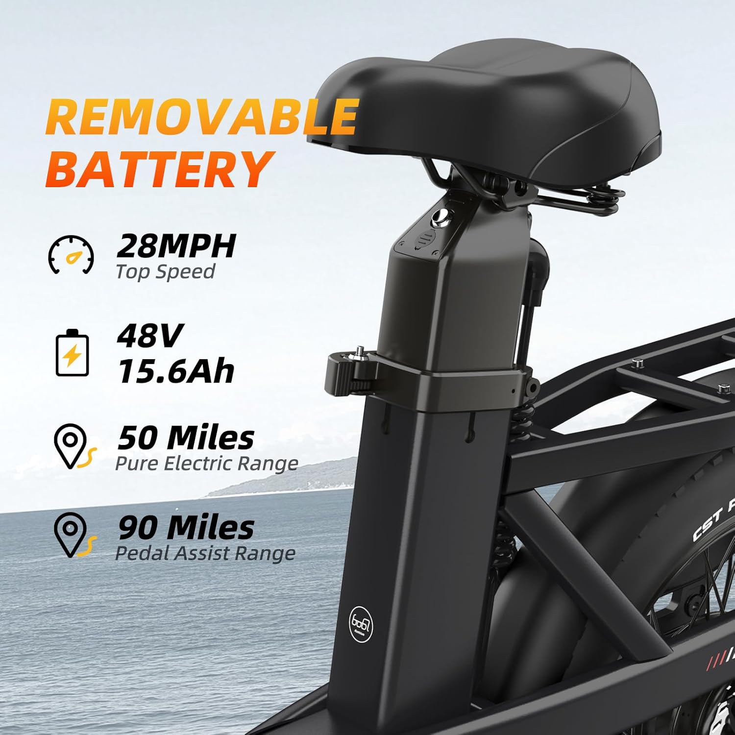 20" Fat Tire Folding E-Bike - Mountain Style