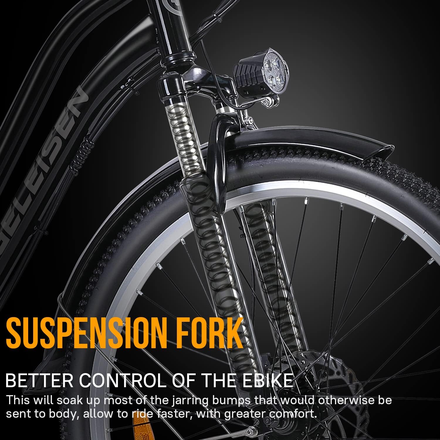 750W Fat Tire City E-Bike - 48V Battery, 7-Speed