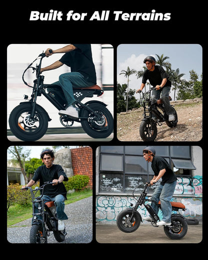 Electric Bike 1000w 20inch Fat Tire E-bike 1000w Urban Electric Bicycle Adult Fat bike