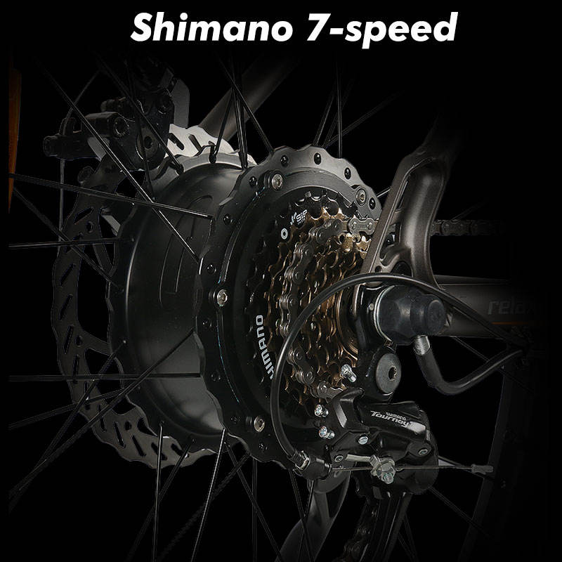 750W 26" Fat Tire E-Bike - 48V Power for Adult Riders