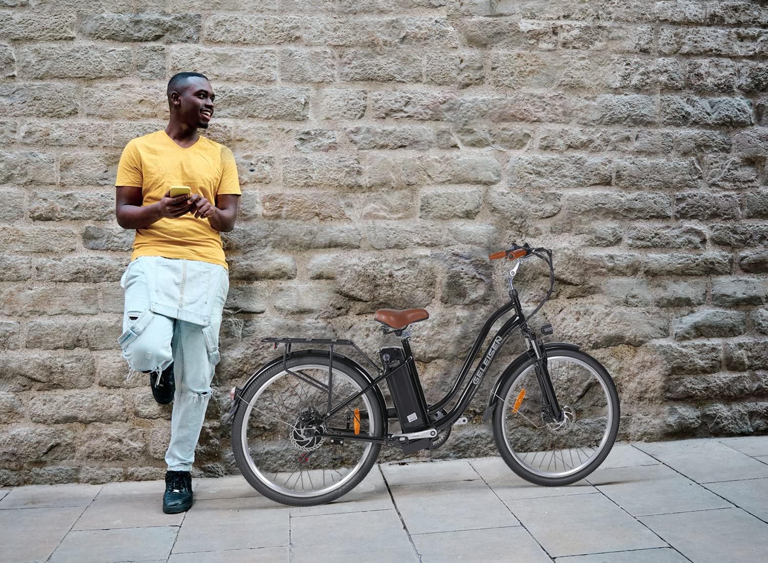 750W Fat Tire City E-Bike - 48V Battery, 7-Speed